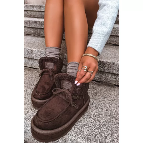  Ženski čevlji BIG STAR SHOES UU274214 RJAVE/BEŽ SENCE 