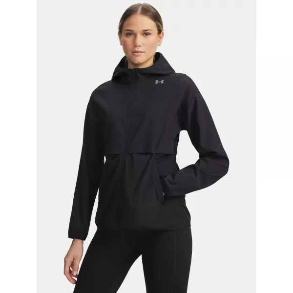  Ženska jakna UNDER ARMOUR UA VELOCITI STORM JACKET 6009542-001 ČRNA 