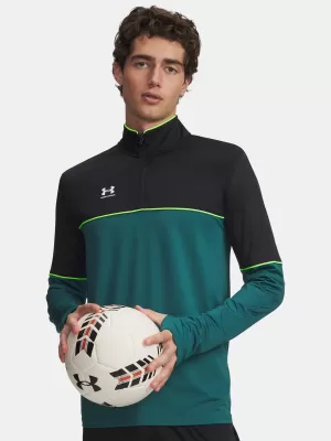 Moški pulover UNDER ARMOUR M CHALLENGER TRAINING QZ 6004043-338 ZELENA