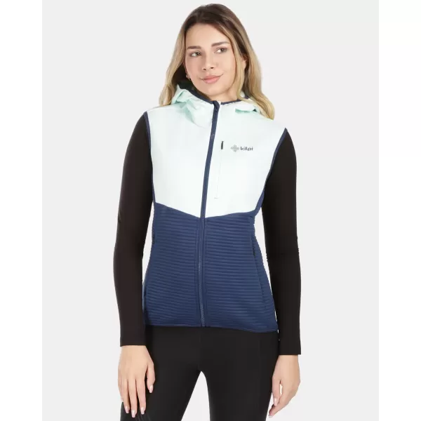  Ženski softshell telovnik KILPI ENIA-W 1L0115KI TEMNO MODRA 