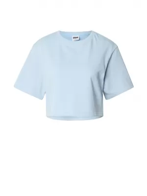 Ženska majica s kratkimi rokavi URBAN CLASSICS TB8288 ZAMRZNJENO MODRO