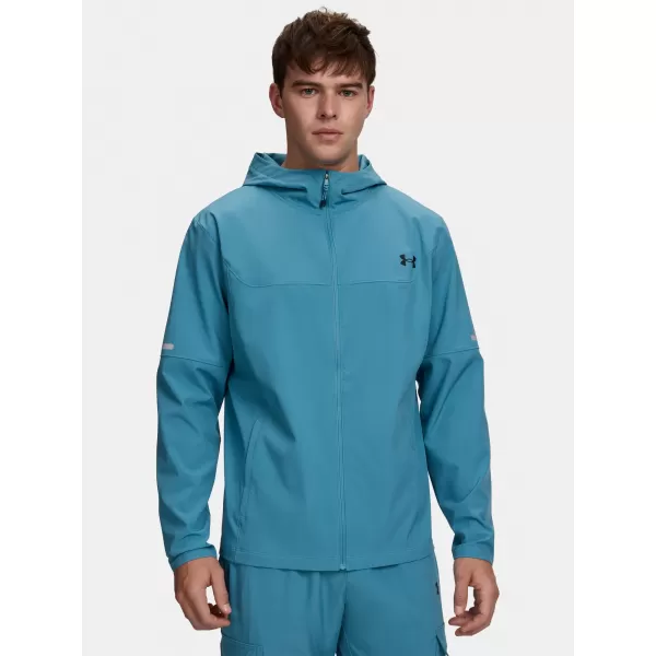  Moška jakna UNDER ARMOUR UA TECH UTILITY WOVEN JCKT 6004967-466 MODRA 