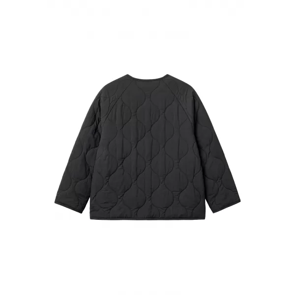  Dekliška prešita jakna URBAN CLASSICS UCK7175-00007 ČRNA 