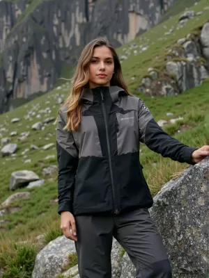 Ženska zunanja jakna ALPINE PRO TEMUNA ČRNA