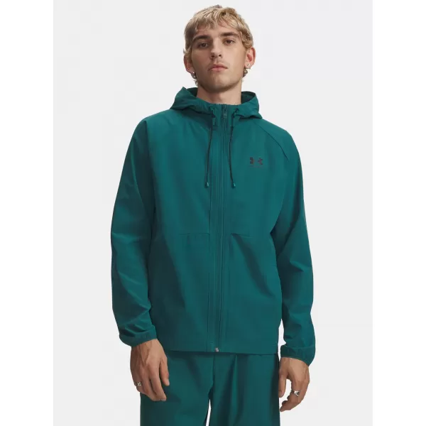 Moška jakna UNDER ARMOUR VIBE WOVEN JACKET 6003001-338 ZELENA 