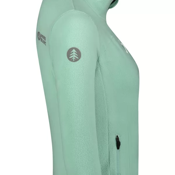  Lahek ženski pulover iz flisa NORDBLANC MAPLE NBSFL8374 ZELENA 
