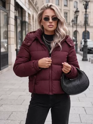 Ženska jakna DSTREET TY5749 BORDO