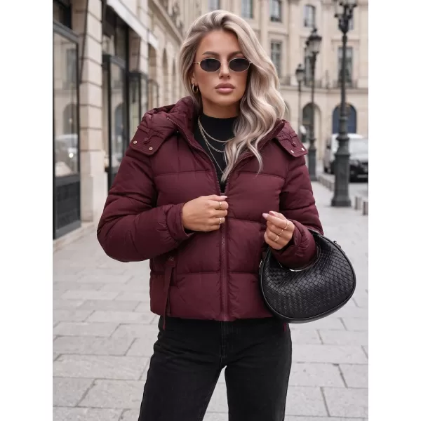  Ženska jakna DSTREET TY5749 BORDO 
