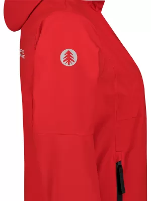 Ženska nepremočljiva jakna NORDBLANC BOURNE NBSJL8317 RDEČA