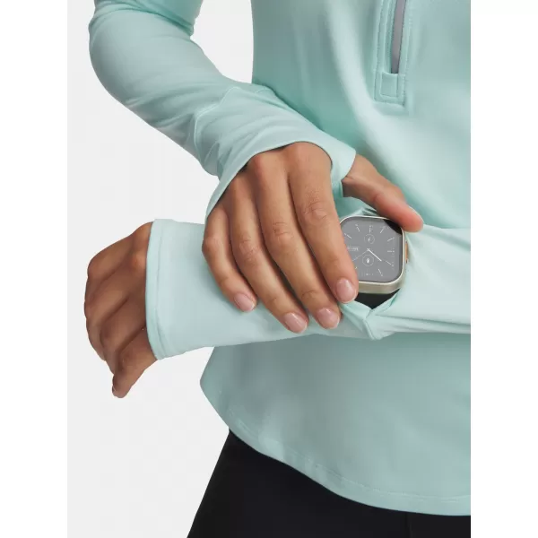  Ženska majica s kratkimi rokavi UNDER ARMOUR UA LAUNCH PRO HALF ZIP 1379349-703 ZELENA 