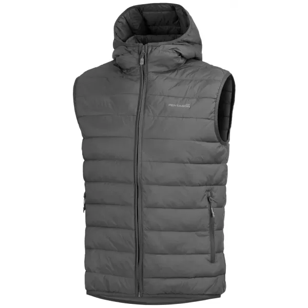  Moški telovnik PENTAGON AURORA 2.0 PUFFER HOODED VEST K04011-2.0 PEPELNO SIVA 
