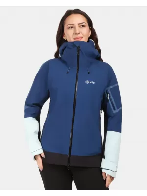 Ženska hardshell jakna KILPI MAMBA-W 1L0101KI TEMNO MODRA