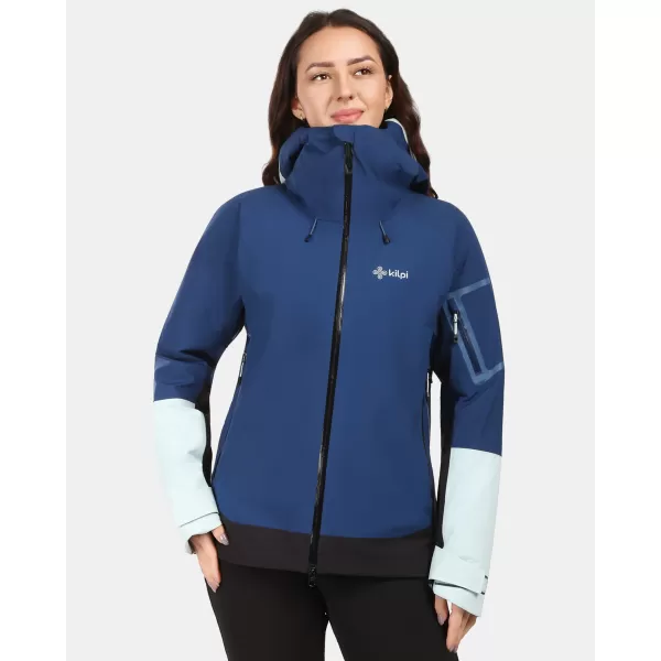 Ženska hardshell jakna KILPI MAMBA-W 1L0101KI TEMNO MODRA 