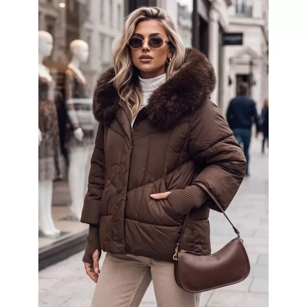  Ženska jakna DSTREET TY5744 RJAVA 