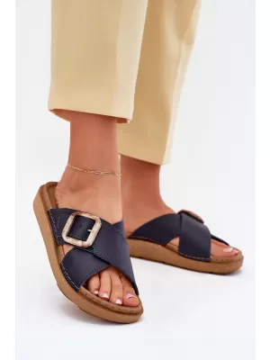 Ženski copati INBLU ED0003IU MODRA