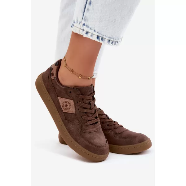  Ženske superge BIG STAR SHOES UU274017 RJAVA/BEŽ 