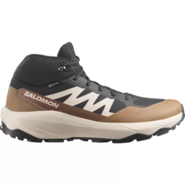  Moški čevlji SALOMON OUTSCAPE MID GTX L45410800 ČRNA/DEŽEVEN DAN/KOJOTSKO RJAVA 