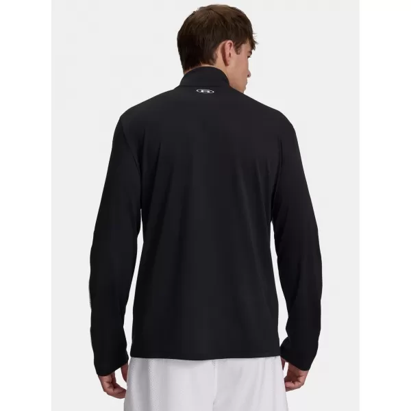  Moška majica s kratkimi rokavi UNDER ARMOUR UA TECH TAPING 1/2 ZIP 6012357-001 ČRNA 
