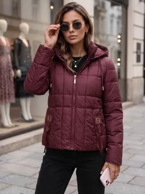 Ženska jakna DSTREET TY5859 KLARET
