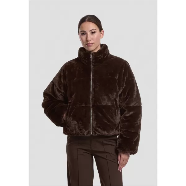  Ženska prešita jakna URBAN CLASSICS TB7935-00075 RJAVA 