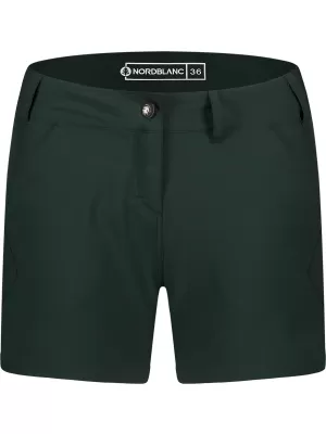 Ženske kratke hlače NORDBLANC WINK NBSPL8355 TEMNO ZELENA