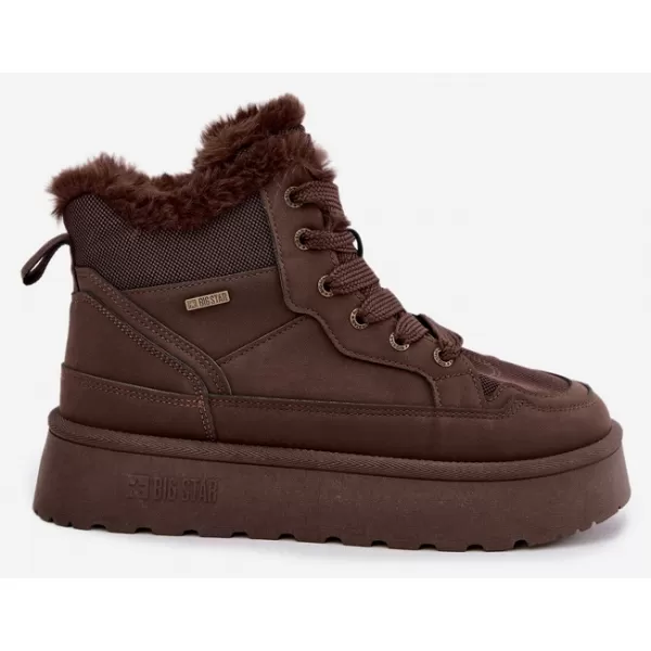  Ženski čevlji BIG STAR SHOES UU274168 RJAVE/BEŽ SENCE 