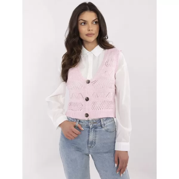  Ženski pulover SUBLEVEL D93076J90849A SVETLO ROZA 