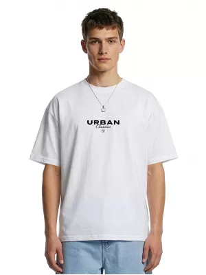 Moška majica s kratkimi rokavi URBAN CLASSICS TB8665 BELA