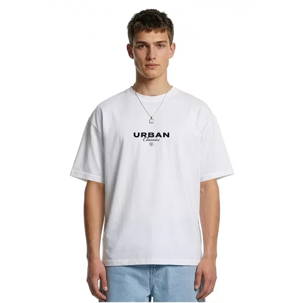  Moška majica s kratkimi rokavi URBAN CLASSICS TB8665 BELA 