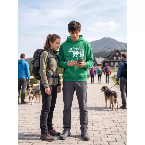  Otroški pulover ALTISPORT ALK193423 SREDNJE ZELENA 