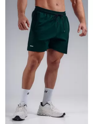 Prevelike kratke hlače za trening NEBBIA PRIMAL 876 TEMNO ZELENA