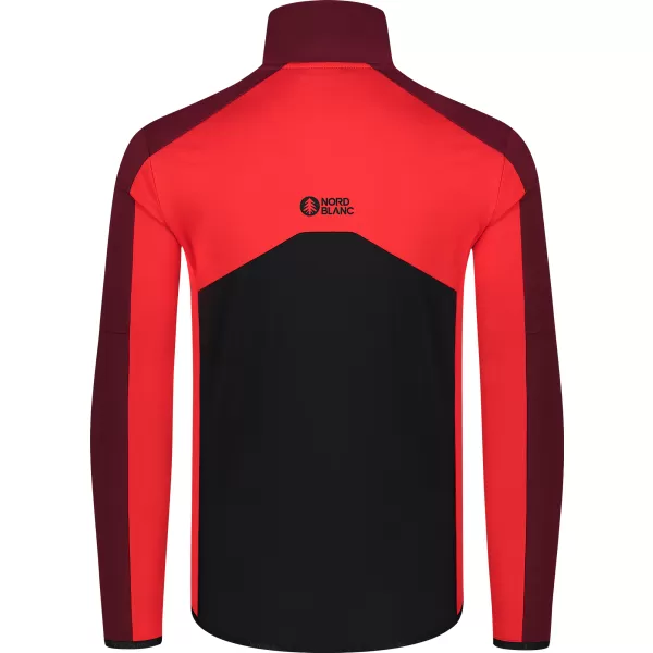  Moški powerfleece pulover NORDBLANC CUSP NBSFM8334 RDEČA 