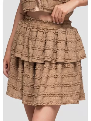 Žensko krilo OMBRE OW-GL-E0014 TAUPE