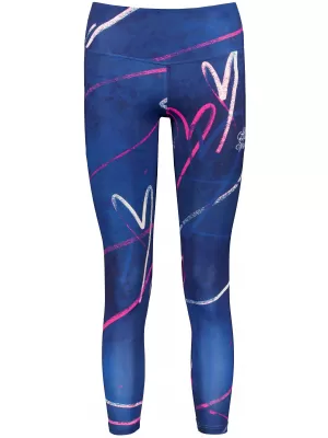 Ženske vrhunske dolge pajkice (nove velikosti) ALTISPORT VOJ/ALW082LEG05 TEMNO MODRA