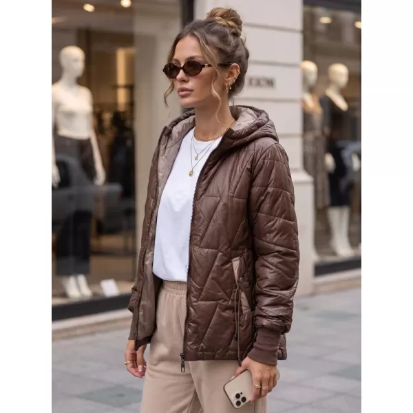  Ženska jakna DSTREET TY5782 RJAVA 
