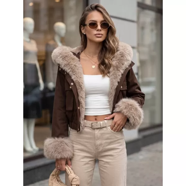  Ženska jakna DSTREET TY5836 RJAVA 