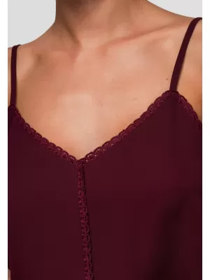 Ženski brezrokavnik OMBRE OW-TS-E0057 BORDO