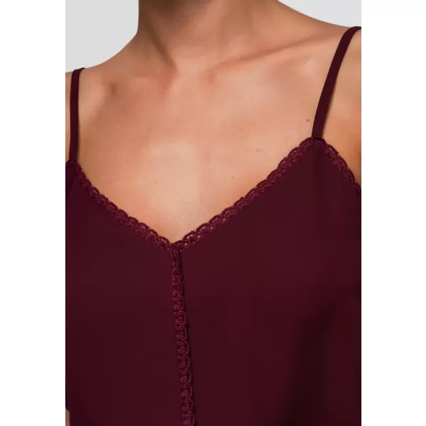  Ženski brezrokavnik OMBRE OW-TS-E0057 BORDO 