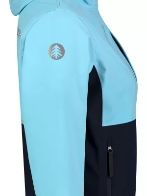 Ženska softshell jakna NORDBLANC BLINK NBSSL8320 SVETLO MODRA