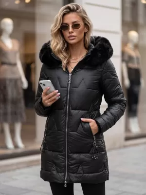 Ženska jakna DSTREET TY5738 ČRNA