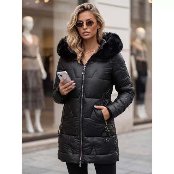  Ženska jakna DSTREET TY5738 ČRNA 