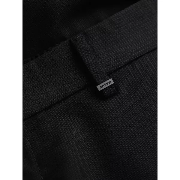  Moške chino hlače OMBRE P1525 ČRNA 