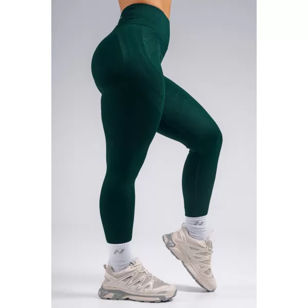  Ekstra push-up pajkice z visokim pasom NEBBIA PRIMAL 850 TEMNO ZELENA 