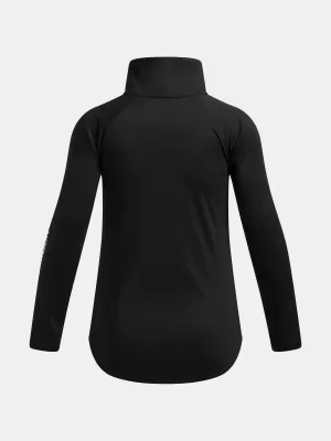 Pulover za deklico UNDER ARMOUR UA TECH WORDMARK HZ 6004979-001 ČRNA