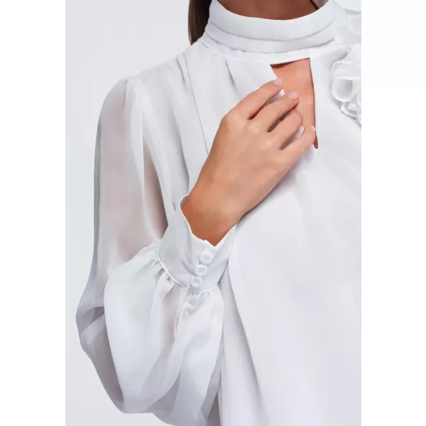  Ženska bluza OMBRE OW-TS-E0085 BELA 