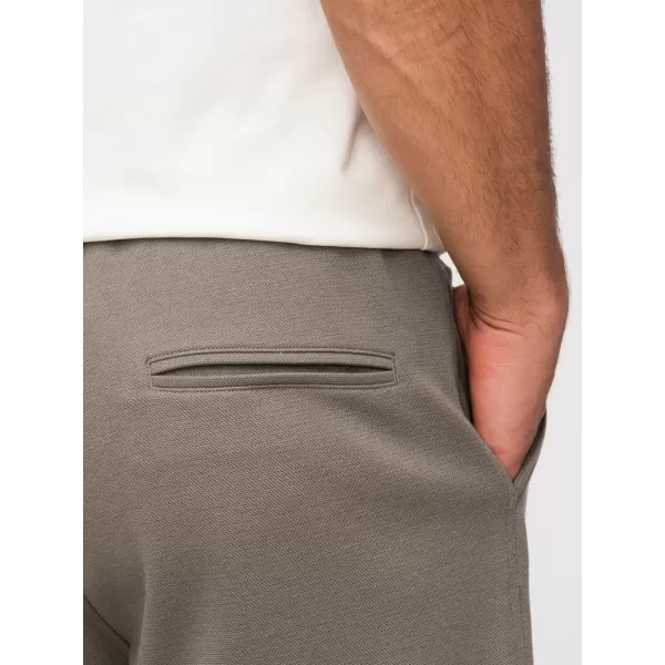  Moške kratke hlače OMBRE OM-SRSK-0124 KAKI 