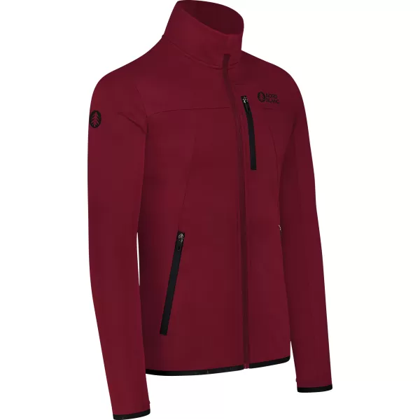  Moški powerfleece pulover NORDBLANC MORASS NBSFM8335 BORDO 