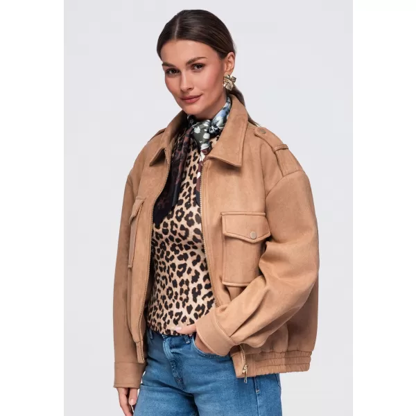  Ženska jakna OMBRE OW-JANP-0147 KAMELA 