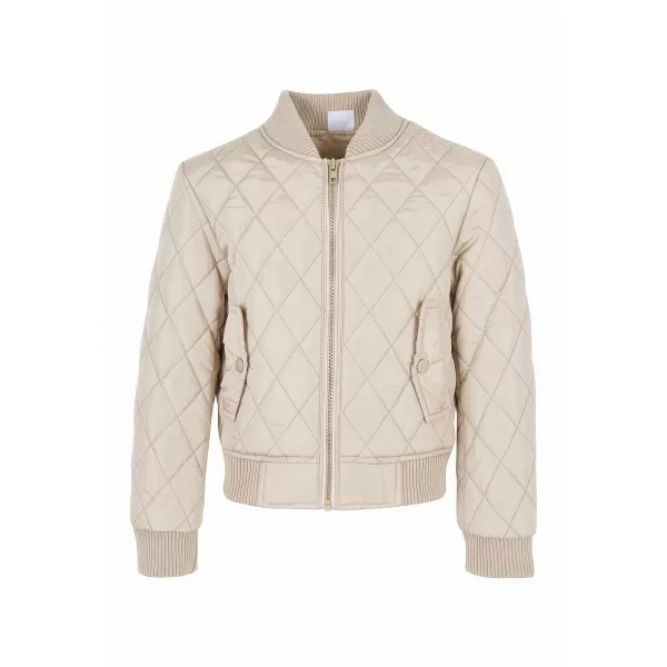 Dekliška prešita jakna URBAN CLASSICS UCK806-02903 BELI PESEK 