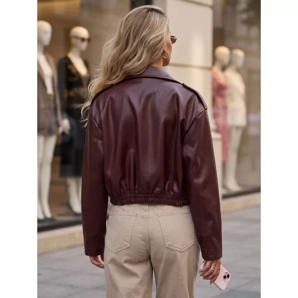  Ženska jakna DSTREET TY5952 BORDO 
